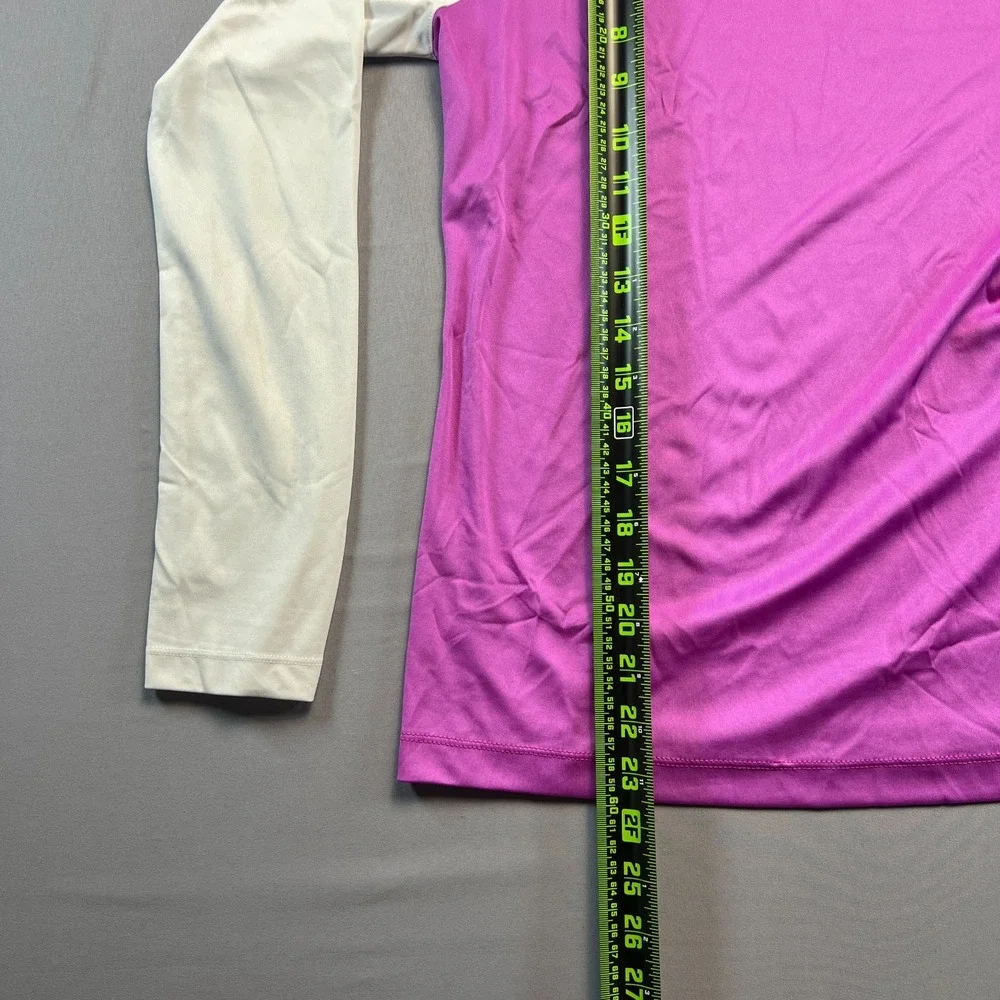 Columbia Sportswear PFG Rash Guard Swim Shirt Womens S Purple White Omni Shade